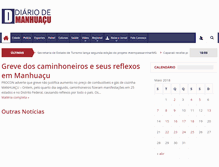 Tablet Screenshot of diariodemanhuacu.com.br